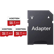 KOOTION 32GB Micro SD Card 3Pack Class 10 Micro SDHC Card UHS-I Memory Card