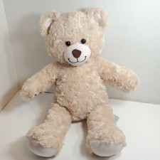 Build A Bear Workshop Beige BEAR Stuffed Animal Plush 17" Fuzzy Cuddly Cute