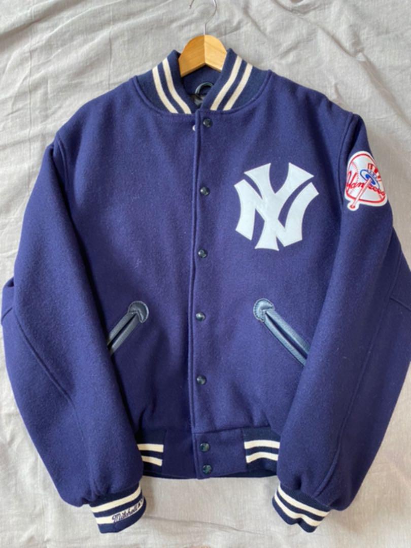 Yankees 1961 Retro Jacket Wool Large Size 46 Rare Vintage
