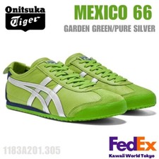 Onitsuka Tiger MEXICO 66 GARDEN GREEN/PURE SILVER 1183A201 305 UNISEX NEW 