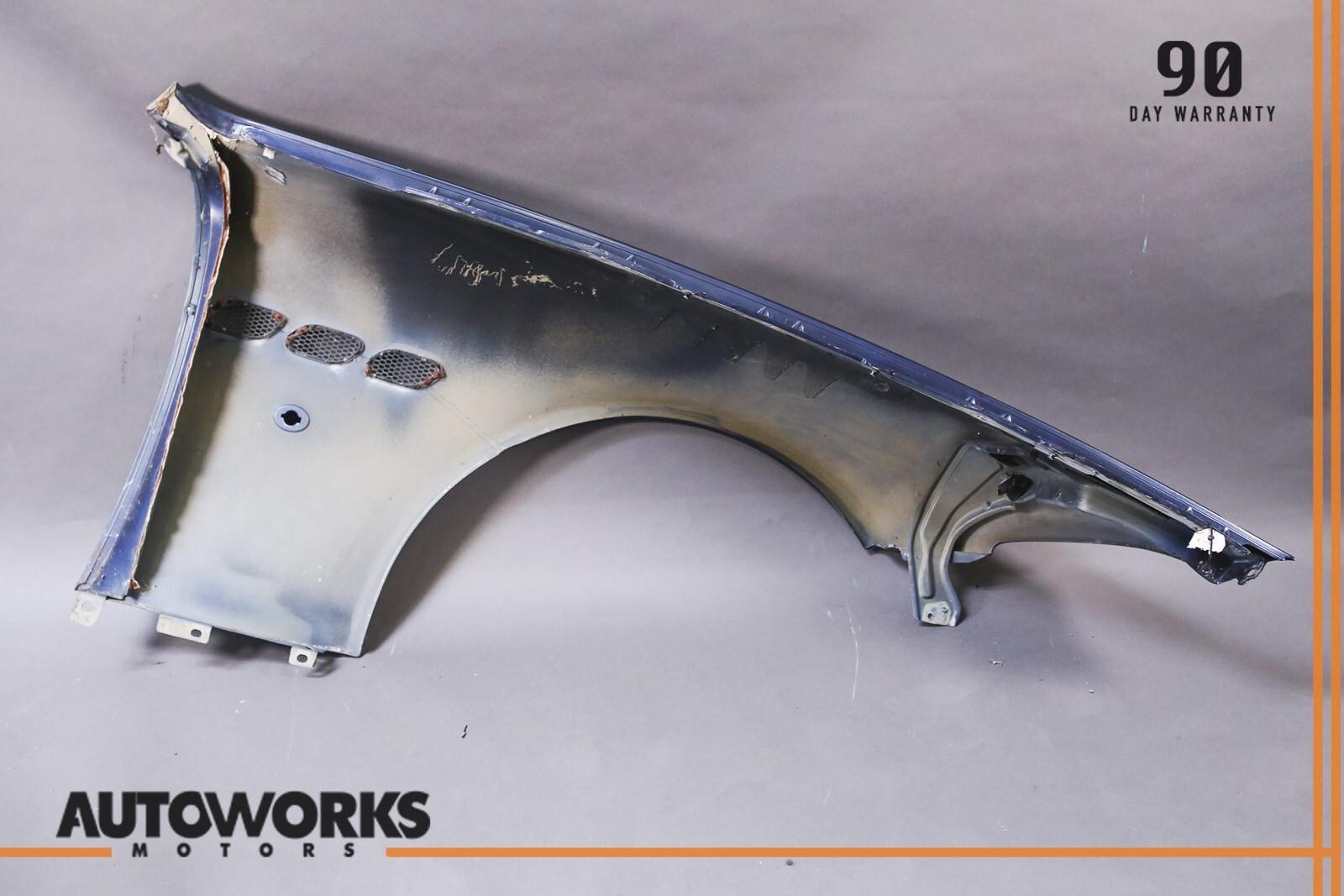 03-13 Maserati Quattroporte M139 Front Left Driver Side Fender Wing Blue OEM