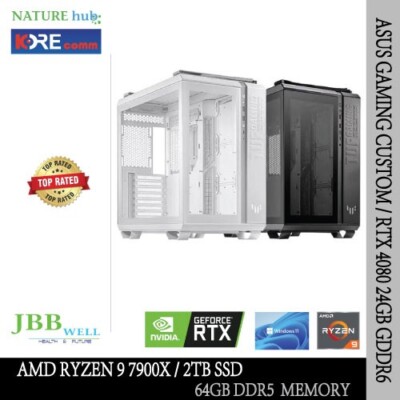 Asus TUF Customs Gaming AMD Ryzen 7900X, 64GB DDR5, 2TB SSD, RTX