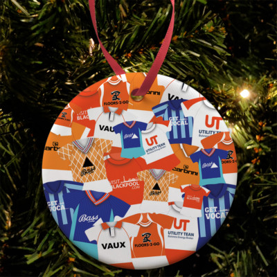 Blackpool Retro Set Mash Christbaumkugel Deko Keramik Fächer Geschenk