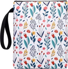 Book Sleeve Book Lover Gifts Book Protector with Zipper Book Covers for Paper...