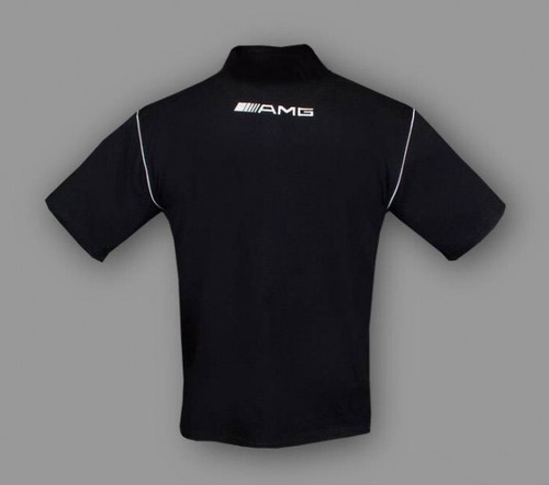 Camiseta polo para hombre Mercedes-Benz AMG carreras ropa bordada - Imagen 2 de 3