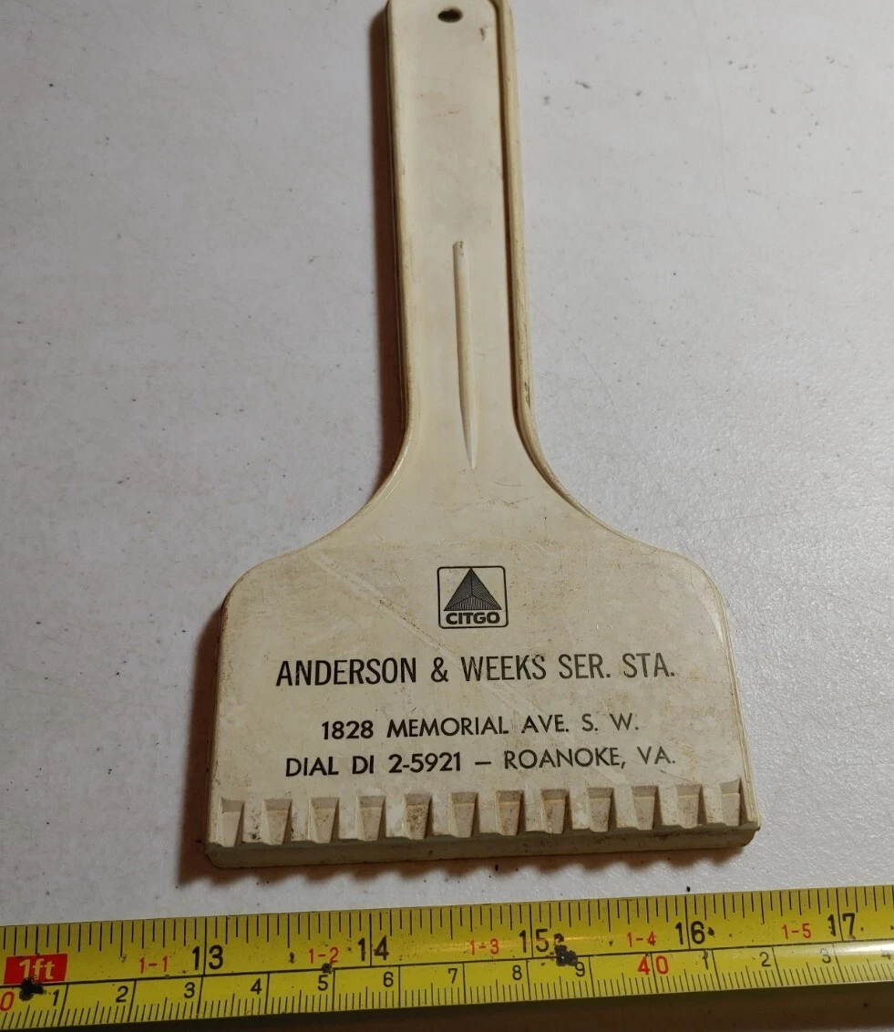 Vtg CITGO Anderson & Weeks Service Station Roanoke Virginia Car Window  Scraper | eBay
