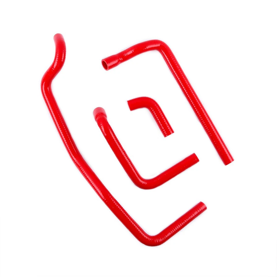 Red For 2000-2004 Polaris Sportsman 400 500 Silicone Radiator Coolant Hose Kit Foto 2 de 4