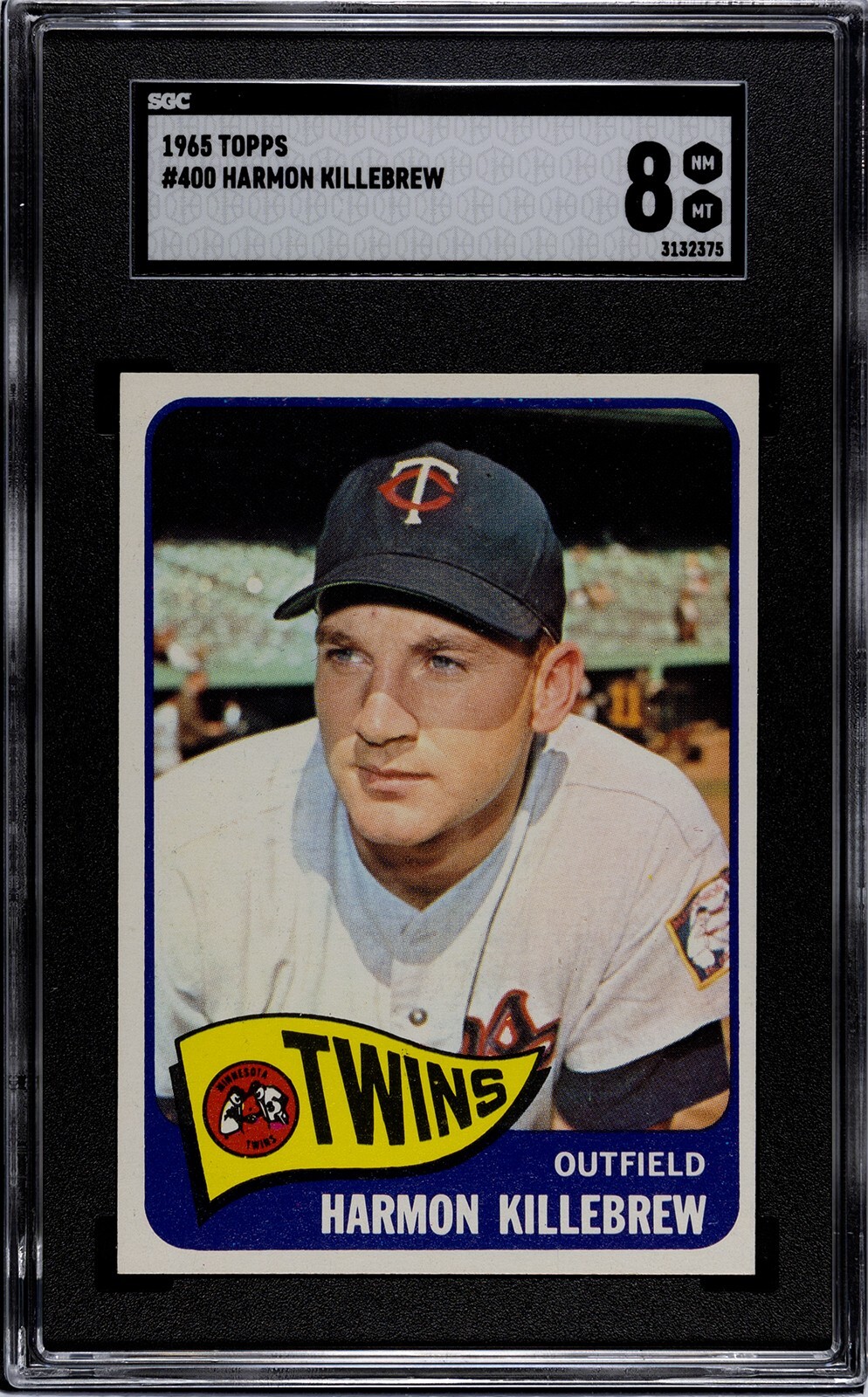 1965 Topps #400 Harmon Killebrew SGC 8 NM/MT