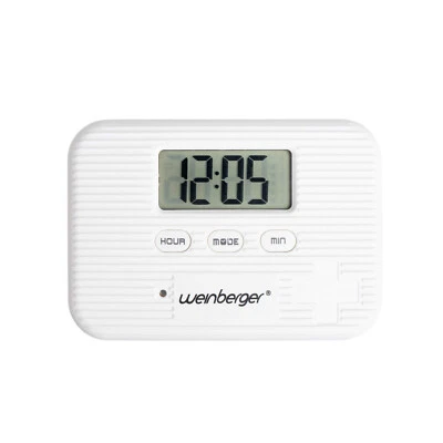 Weinberger Tablettenbox Pillenbox Medikamentenbox mit Alarmfunktion & Vibration