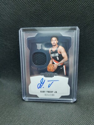 2018-19 Dominion Gary Trent Jr Rookie Jersey Auto /199