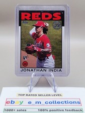 JONATHAN INDIA 2021 Topps '35th Anniversary' ROOKIE Card #89B-19 Cincinatti Reds