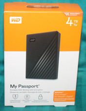 WD 4TB Drive plus  Portable Storage External Hard Drive for PC/MAC WDBPKJ0040BBK