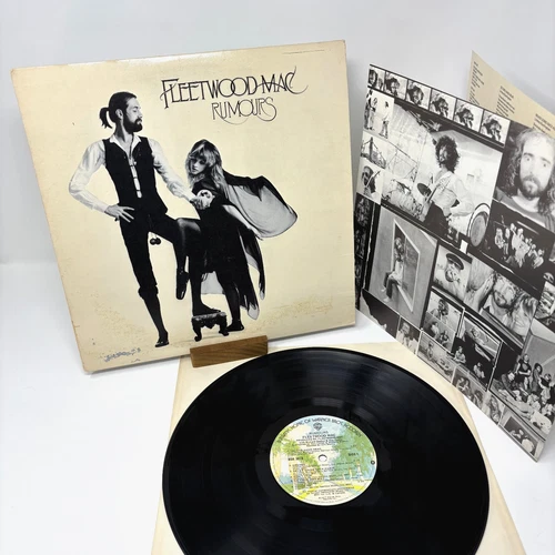 OG Fleetwood Mac RUMOURS 1977 Pressing - Vinyl LP w/ Insert! Textured Cover