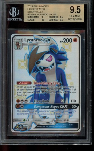 Lycanroc-GX graded BGS 9.5 for sale on eBay