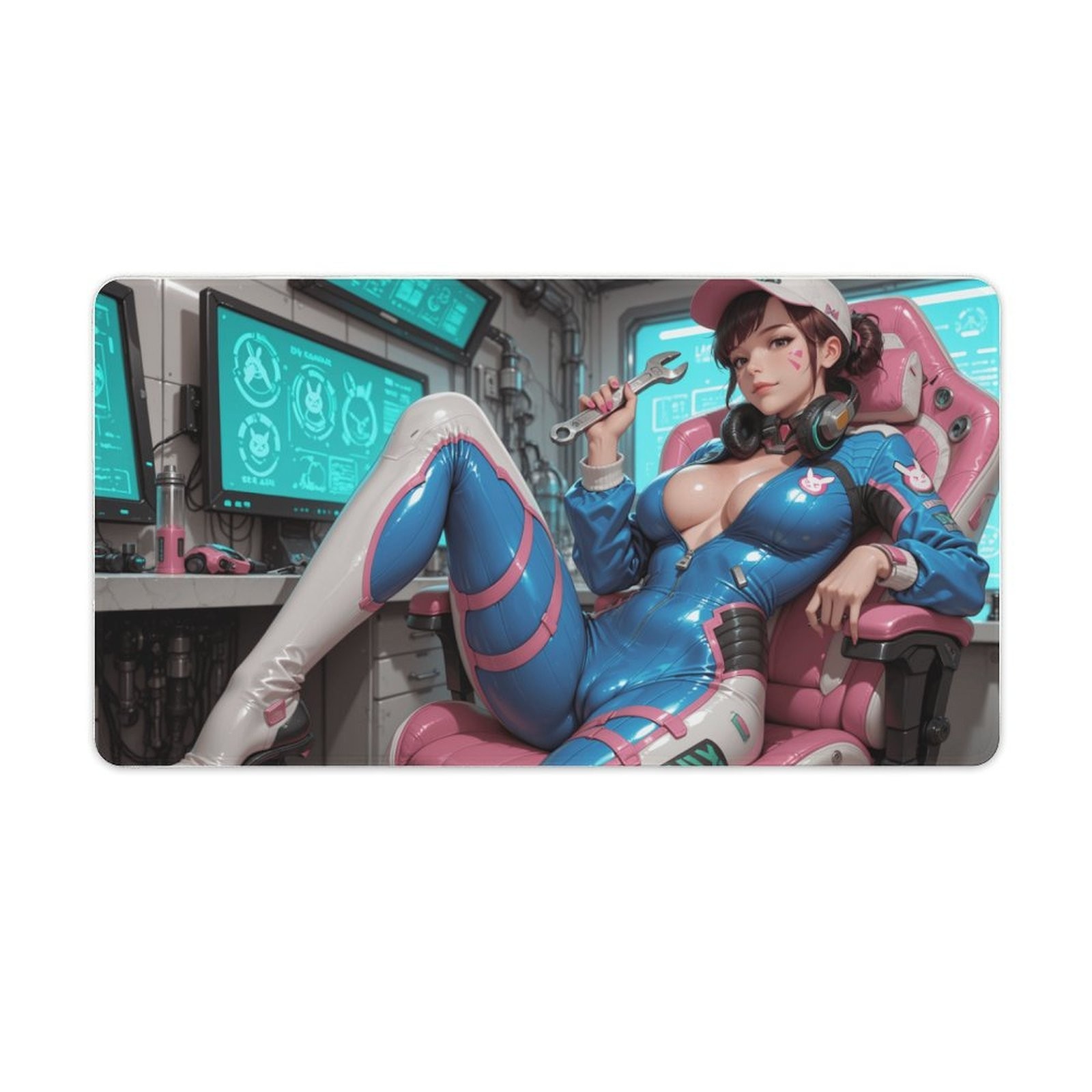 Anime Girl Keyboard Mice Mat Desk Pad Game Playmat 40x75cm
