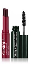 NEW Clinique Cult Classics On The Go 2 PIECE Set: Black Honey Lipstick  Mascara