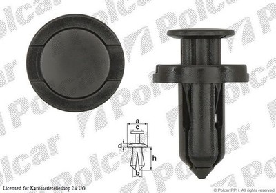 Befestigung Clip Clips für Honda Accord III Aerodeck CA IV CB IX Limo ab 98->