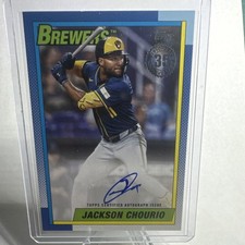 2025 Topps S2 1990 Baseball Autos Chourio #90A-JCH Brewers