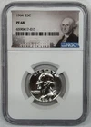 1964 NGC PF68 Proof - Silver Washington Quarter 25c US Coin
