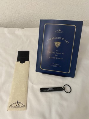 Johnny Walker  The Blender s Art  Booklet, Leather Bookmark, & Keychain 1993