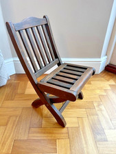 Small Children’s Wooden Chair Teak Folding Indoor or Garden