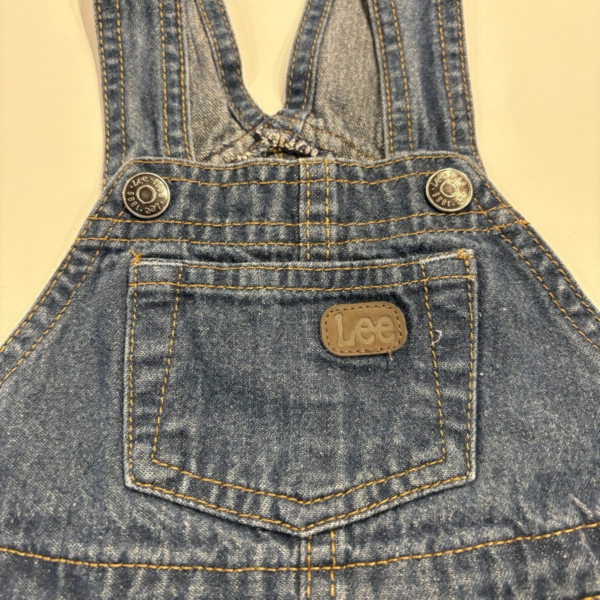 【はじめ】 Lee 12 Months Baby Denim Shortalls Overalls Jean Girls Boys One