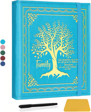 Family Tree Magnetic Self-Stick Page Photo Album for 3X5 4X6 5X7 6X8 Pictures DI