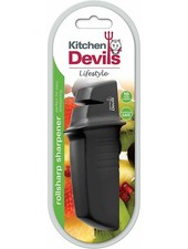 Fiskars Kitchen Devils Rollsharp Knife Sharpener Ten Year Manufacturer Guarantee