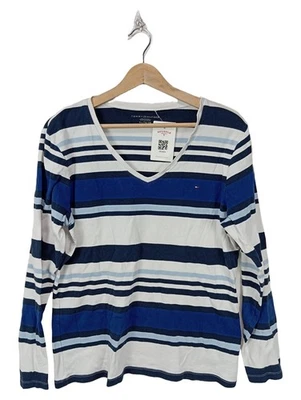 Tommy Hilfiger Pull Femme Multicolore Rayé Casual (EU 42, INT XL) - Photo 1/3