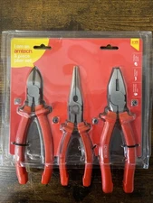Amtech 3 Piece Combination Plier Set Combination, Long Nose & Side Cutters B0850