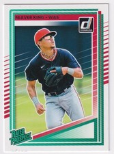 2025 Donruss Clearly Rated Prospects Seaver King Rookie Washington Nationals