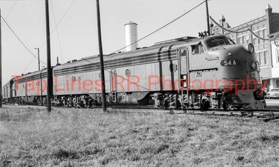 Atlantic Coast Line (MK&T) 54A E8A Waycross GA 22.12.1965 ACL 553 NEU 5X8 FOTO