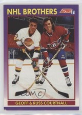 1991-92 Score American NHL Brothers Geoff Courtnall Russ Courtnall #380 1i3