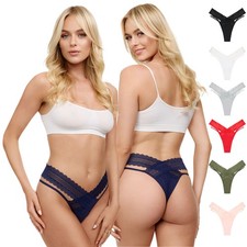 Tazzio String 7er-Pack Damen Tanga Slip Slips Unterwäsche Unterhose