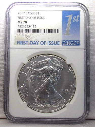 2017 American Silver Eagle NGC MS 70 First Day 4521653-124