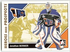 2007-08 In The Game Heroes and Prospects #51 Jonathan Bernier Lewiston Maineiacs