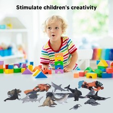 20pcs Marine Animal Figures Model Realistic Assorted 2 Divers Sea Life Figures