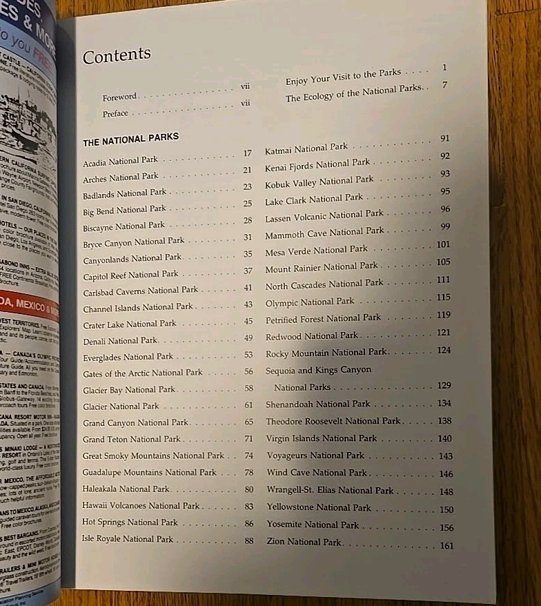 3 America's National Parks guides / collection for the explorer