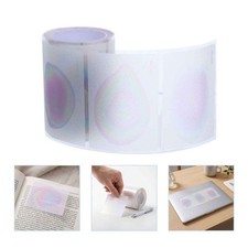 525 Sheets Gradient Transparent Stick Notes, 2.76" X 1.97" Transparent Adhesive