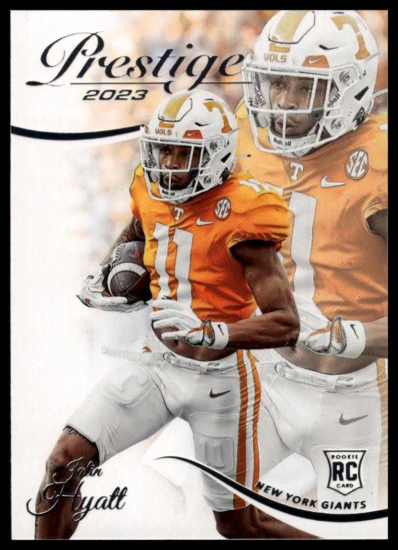 2023 Panini Prestige #345 Jalin Hyatt Rookie