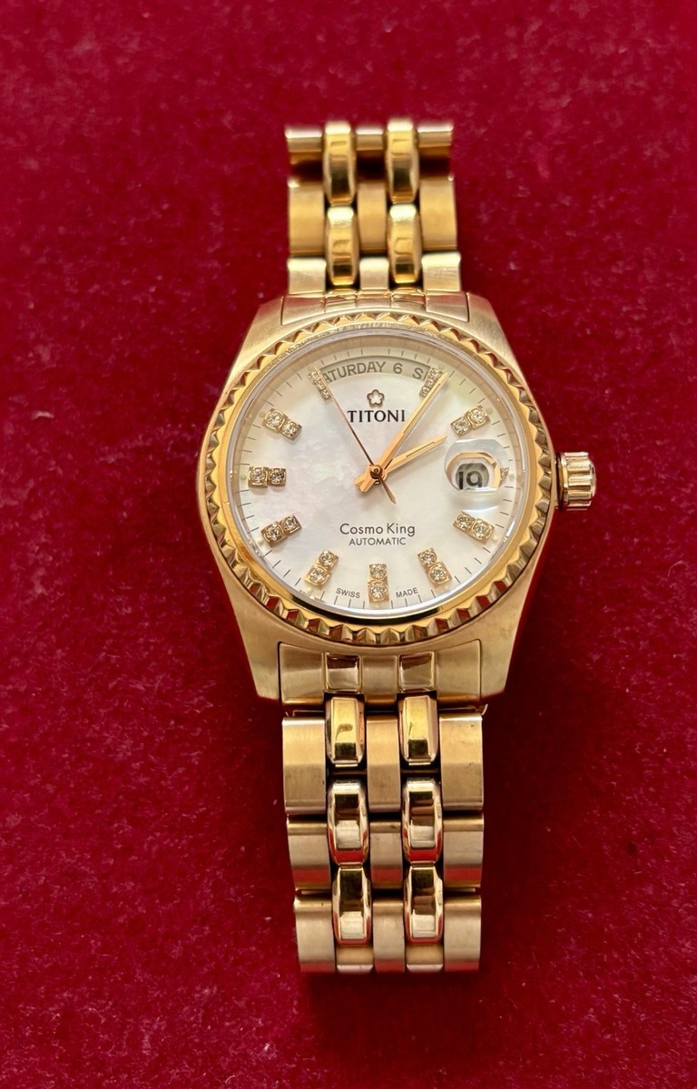 Titoni Cosmo King Automatic Sapphire Cristal 787 Watch | eBay