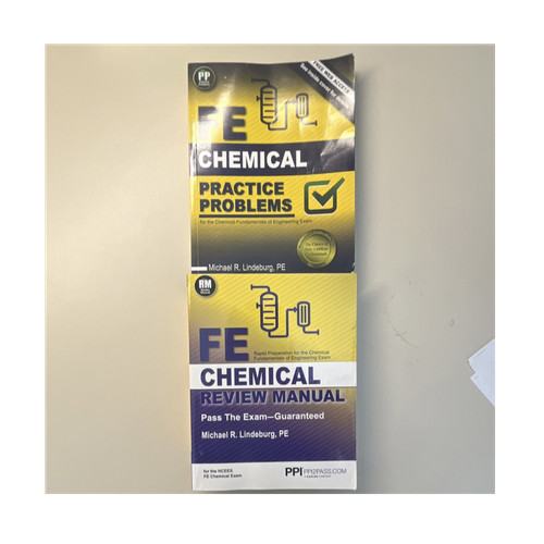 Michael R Chemical FE Chemical Review Manual & Practice Problems Book by Michael R ...