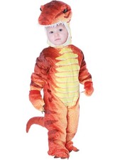 Cretaceous Dinosaur Red T-Rex Costume Child's Small 4-6