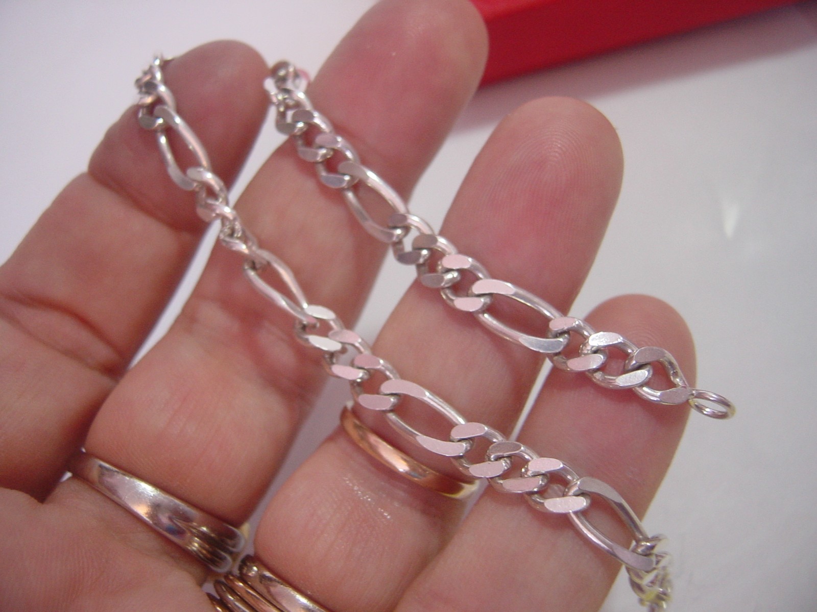 Vintage Solid Thick Sterling Silver superb Chunky… - image 4