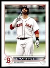 2022 Topps J.D. Martinez Boston Red Sox #182
