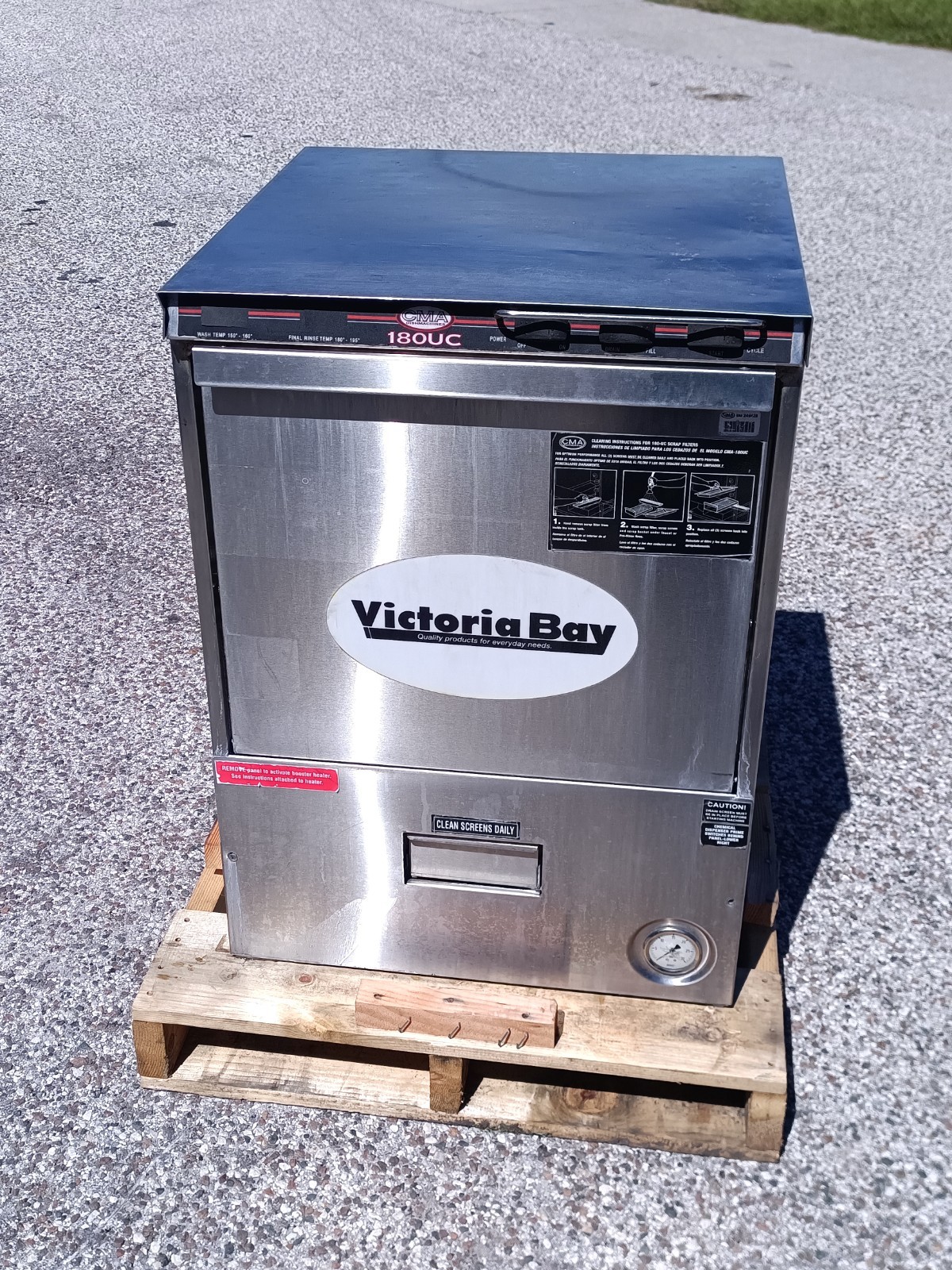 Nice! Stainless Steel Under Counter Restaurant Dishwasher - CMA UC50E