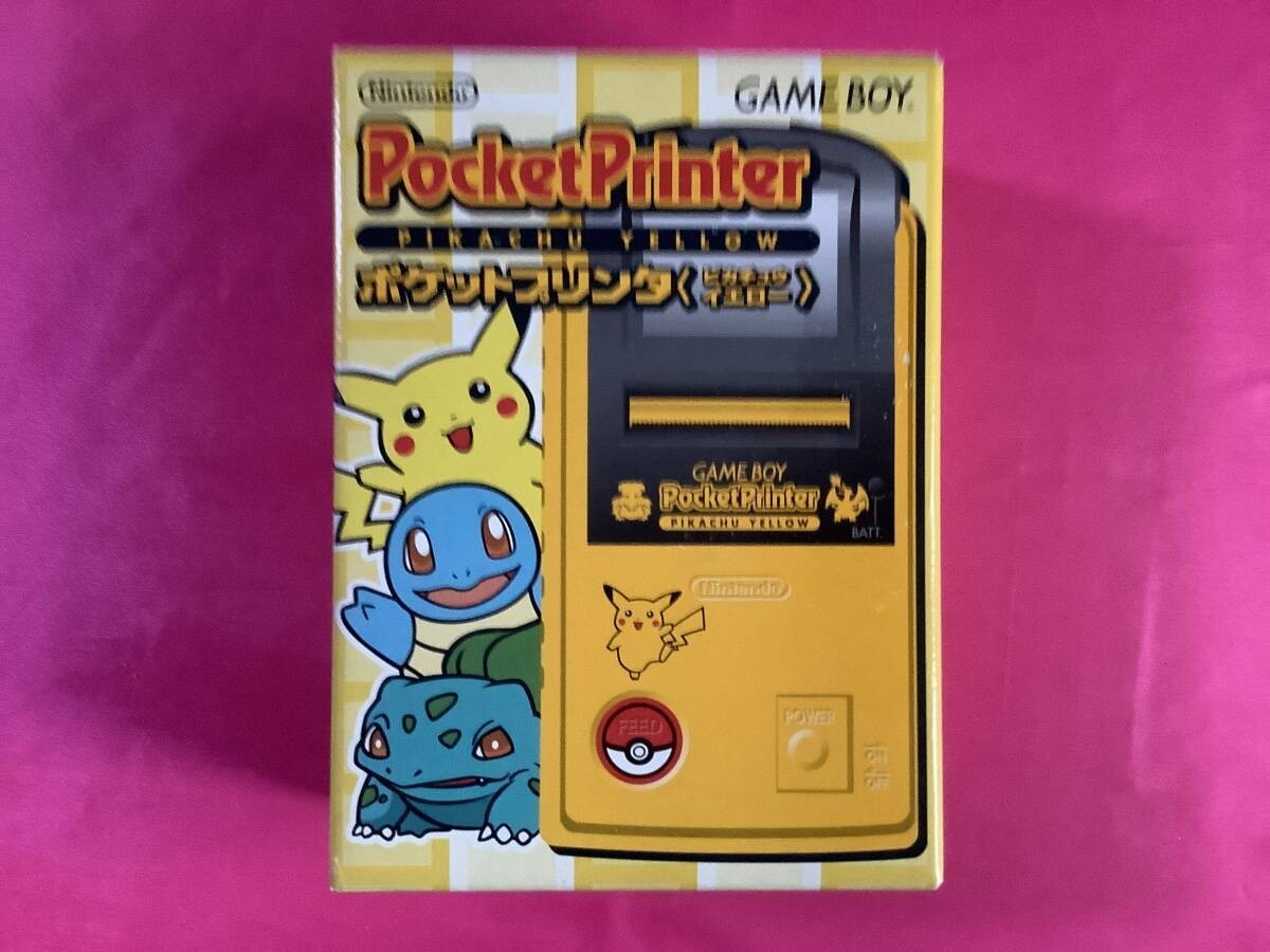 Nintendo Game Boy Pikachu Handheld Pocketprinter - Yellow for sale