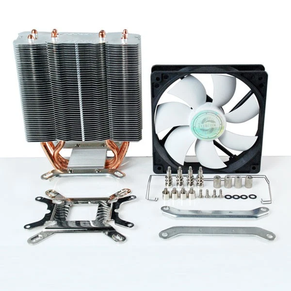 Evercool Venti Intel LGA 1155/1156/115X/1700 Heat Pipe 120mm Fan CPU Cooler - Image 3 of 3