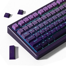 Shine Through PBT Keycaps Fits 60/75/100 Percent Cherry Profile PC Gaming