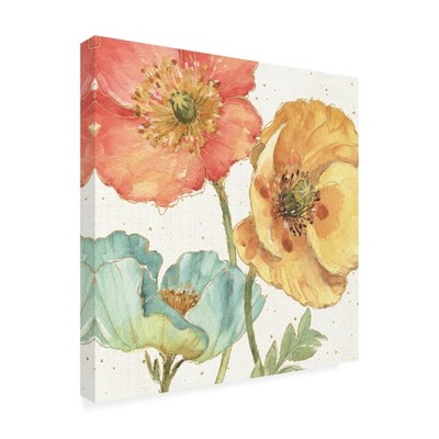 Wrapped Canvas Wall Art - Lisa Audit 'Spring Softies III' Wall Art for Living...